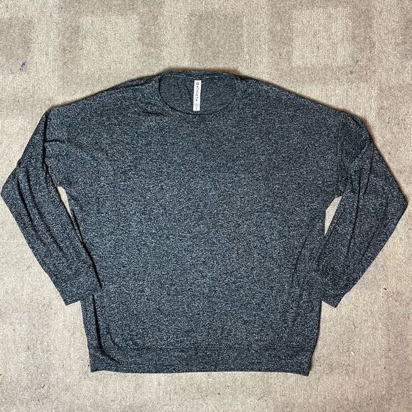 Athleta Mindful Oversized Pullover in Charcoal Grey Heather | S - Picture 1 of 5